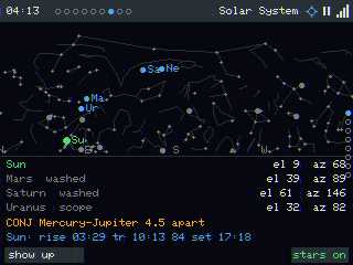 Solar System sky-dome