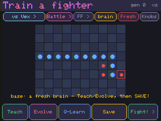 Train against a saved foe
